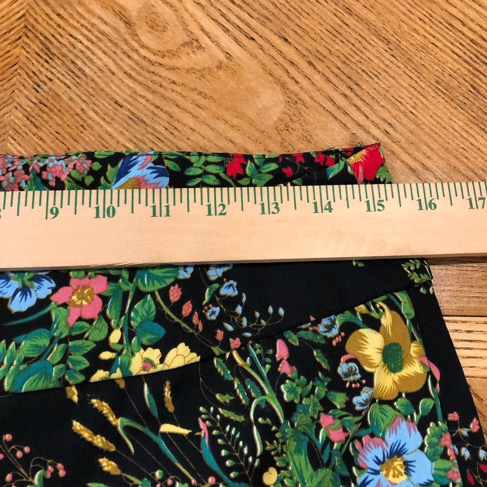 Soft Surroundings In Bloom Floral Slim Ankle Pants Sz M Pull On  Stretch Casual - Picture 11 of 15